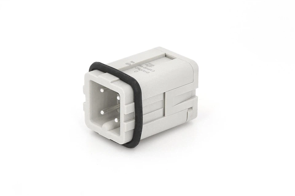 3 Pins Slim Series Cage-clamp Male Heavy Duty Plug factory